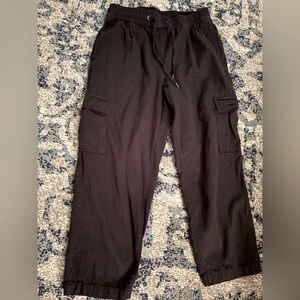 GAP Black Cargo Pants Relaxed Fit